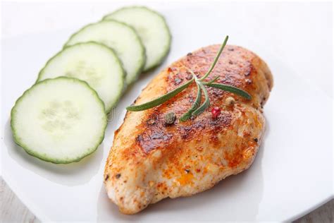 Grilled Chicken Filet Stock Photo Image Of Lettuce Rustic 31219920