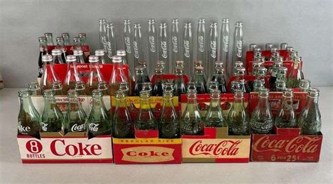 Group Of Coca Cola Glass Bottles Matthew Bullock Auctioneers