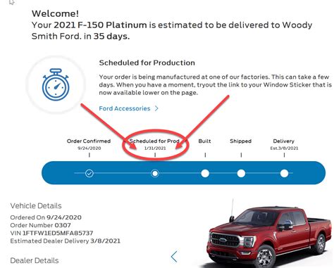 Guide To Reading The Ford F 150 Vehicle Order Tracking Website F150gen14 2021 Ford F 150 Tremor Raptor Forum 14Th Gen News Owners Community Discussions