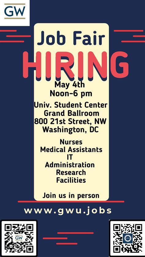 5 GWU Job Opportunities