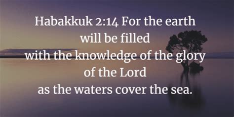 Habakkuk 2 14 Explained Habakkuk 2 14 Meaning According To The Bible