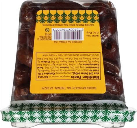 Hadley Pitted Neglet Noor Dates 16 Oz Kroger
