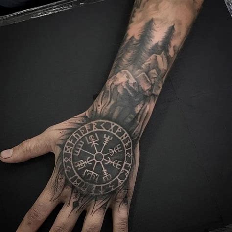 Hand Tattoos Traditional Norse Tattoos