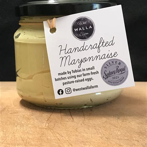 Handcrafted Mayonnaise Silver Medal 2021 Sydney Royal Fine Food