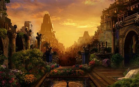 Hanging Gardens Of Babylon Wallpapers Wallpaper Cave