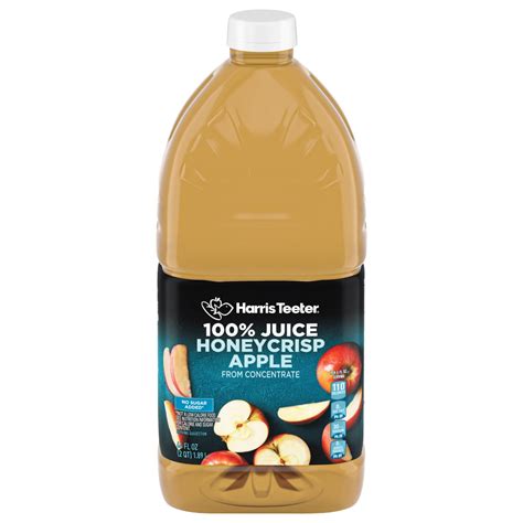 Harris Teeter 100% Honeycrisp Apple Juice, 64 Fl Oz - Harris Teeter