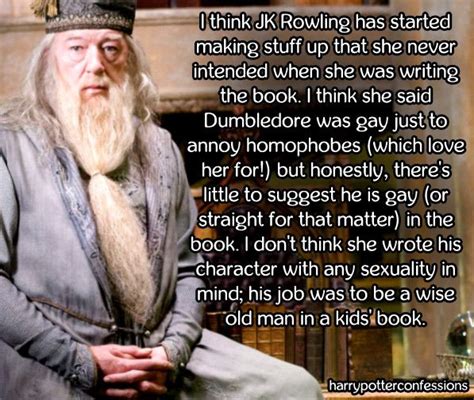 Harry Potter Confessions I Like Jk S Gay Dumbledore He Was A Totally