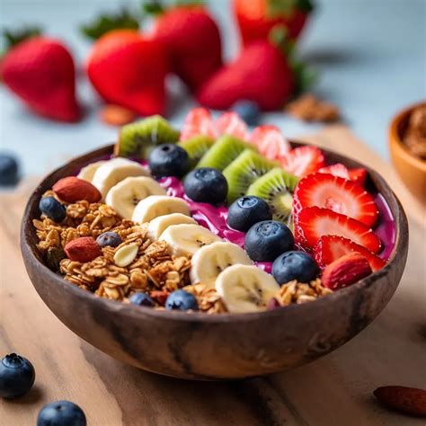 Hawaii Rainbow Acai Bowl Recipe Acai Bowls Recipe Smoothie Bowl