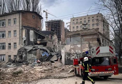 Head Post Russian Armed Forces Hit Buildings With High Ranking Sbu
