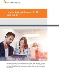Health Savings Account Hsa User Guide Optum Health Savings Health Savings Account Hsa User Guide Optum Health Savings