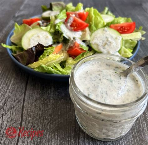 Healthy Ranch Dressing Low Sodium Salad Dressing Recipe