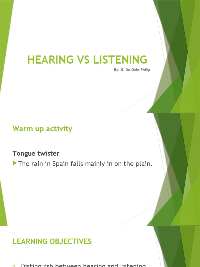 Hearing vs Listening: Know the Difference