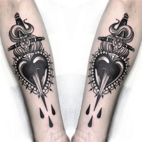 Heart Dagger Tattoo Artofit Heart Dagger Tattoo Artofit