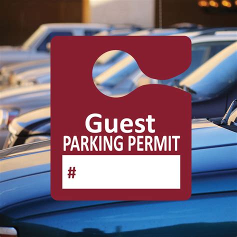 Heavy Duty Stock Guest Parking Permit