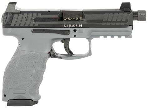 Heckler Amp Koch Vp9 Gray Frame 9Mm Pistol With Threaded Barrel And Heckler Amp Koch Vp9 Gray Frame 9Mm Pistol With Threaded Barrel And
