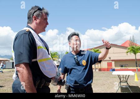 Helemano Military Reservation Police Capt Glenn Hayashi Right A