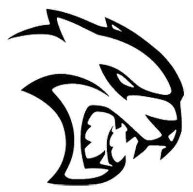 Hellcat Logo Fierce Symbol Performance Emblem Speed Icon Automotive Badge Png
