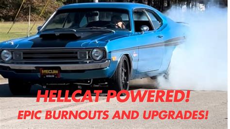 Hellcat Swapped 1972 Dodge Demon Insane Power Suspension Upgrade Epic Burnouts