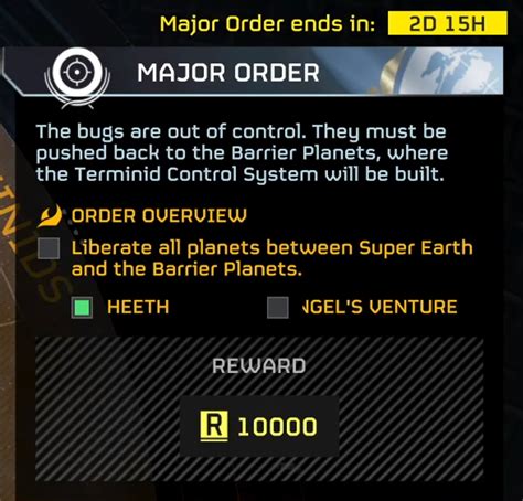 Helldivers 2 Major Order Update Today August 14 2025