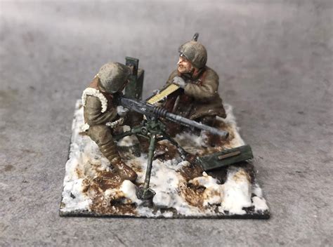 Hellenic Army Hotchkiss M1914 Machine Gun Team Studio Historia