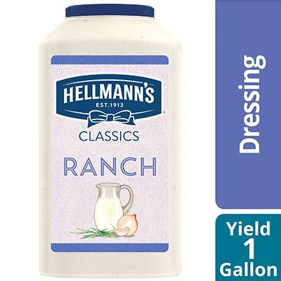 Hellmann Amp 39 S Classics Ranch Dressing 4 X 1 Gal