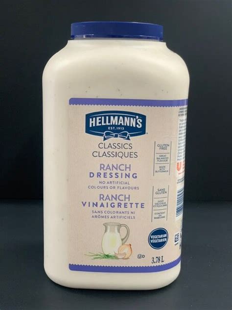 Hellmann S Ranch Dressing 3 78Lt Official Webste Of Vicky Amp 39 S Wholesale