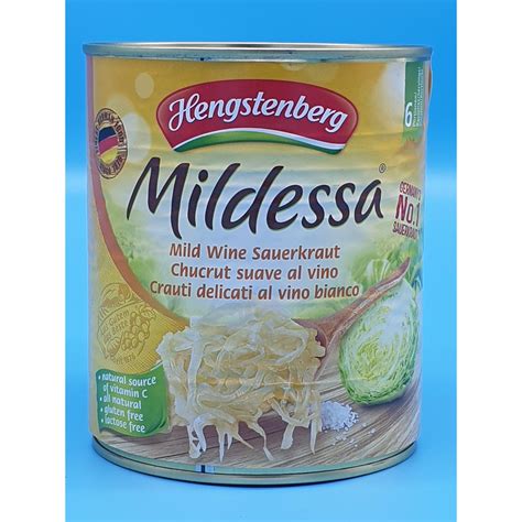 Hengstenberg Mildessa Wine Sauerkraut 810G European Grocery Store Hengstenberg Mildessa Wine Sauerkraut 810G European Grocery Store