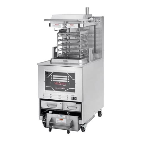 Henny Penny Pxe100 Velocity 8 Head Pressure Fryer With Ods300 06