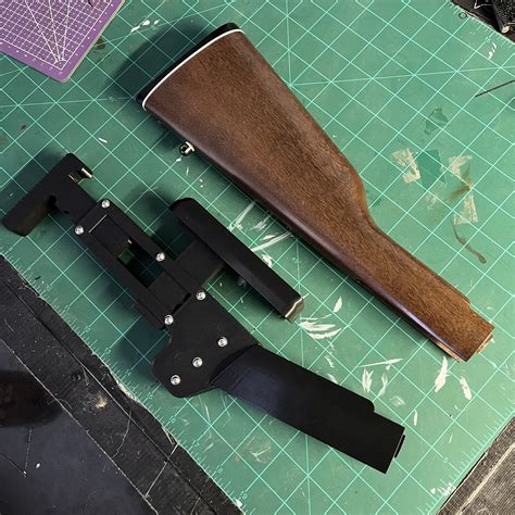 Henry 22 Lever Action Adjustable Buttstock Step File For 3D Printing Henry 22 Lever Action Adjustable Buttstock Step File For 3D Printing