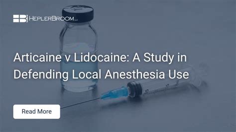 Heplerbroom Llc On Linkedin Articaine Vs Lidocaine In Dental Procedures Heplerbroom Llc On Linkedin Articaine Vs Lidocaine In Dental Procedures