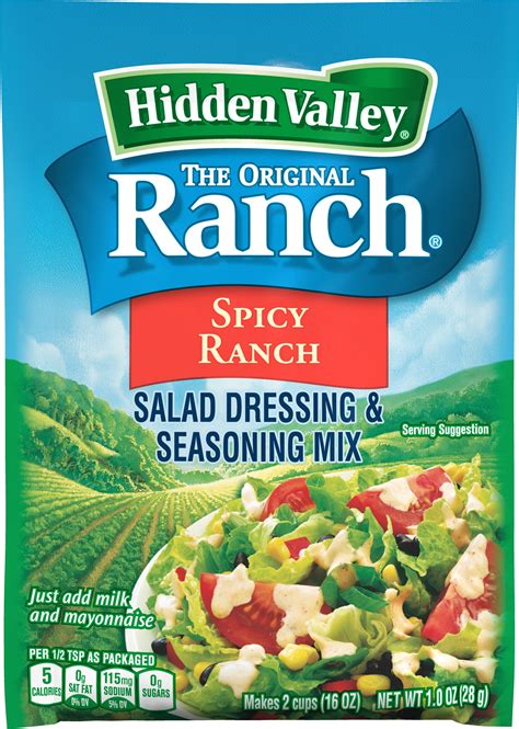 Hidden Valley Spicy Ranch Salad Dressing And Seasoning Mix Packet Shop Salad Dressings At H E B Hidden Valley Spicy Ranch Salad Dressing And Seasoning Mix Packet Shop Salad Dressings At H E B