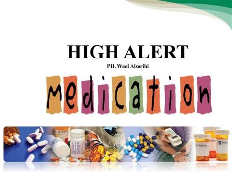 High Alert Medications Pptx