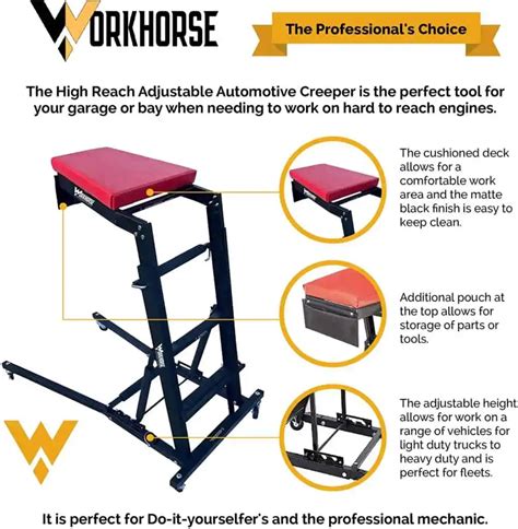 High Lift Over Engine Creeper Workhorse Automotive Products High Lift Over Engine Creeper Workhorse Automotive Products