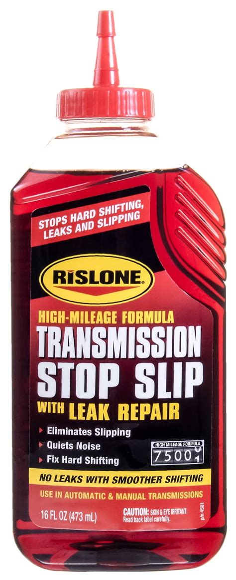 High Mileage Transmission Stop Slip With Leak Repair Rislone