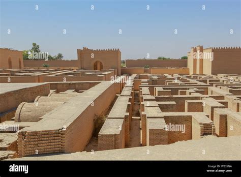 Hillah Iraq 05Th July 2019 A General View Of The Ruins Of Babylon A Kingdom In Ancient Mesopotamia Now Located In Modern Day City Of Hillah The Site Of Babylon Has Been