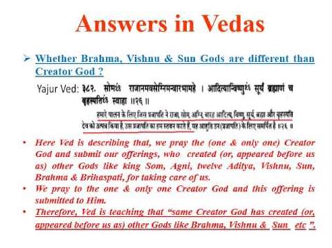 Hinduism Believe One God English Avi Youtube