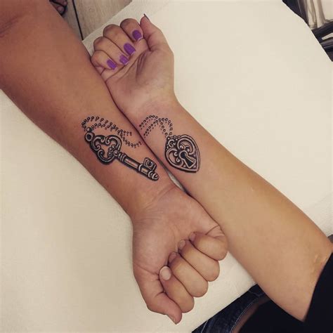 His And Hers Tattoos Lock And Key Design Talk