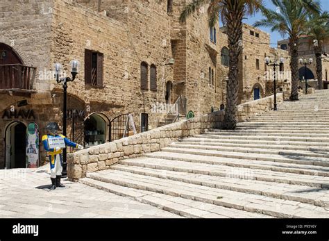 Historic Jaffa Oldest Neighbourhood In Tel Aviv Yafo Israel Stock