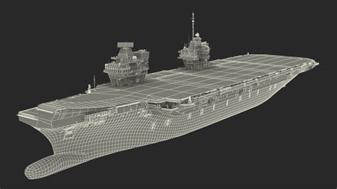 Hms Queen Elizabeth 3D Model 199 Obj Ma Max Upk Unitypackage