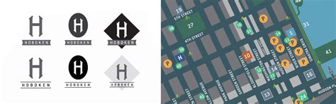 Hoboken Nj Visual Identity Wayfinding System And Streetscape Improvements Stewart Mader
