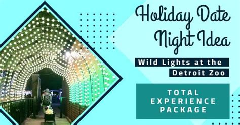 Holiday Date Night Idea Detroit Zoo Wild Lights Total Experience Metro Detroit Mommy