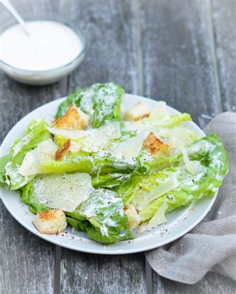 Homemade Caesar Salad Dressing The Chunky Chef