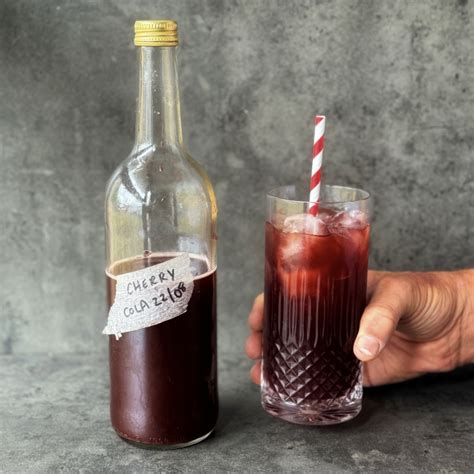 Homemade Cherry Cola Naturally Fermented