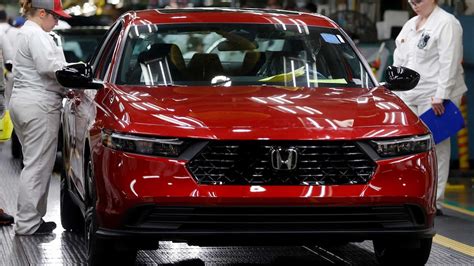 Honda Accord Leaves Its Ohio Factory For First Time Since 1982