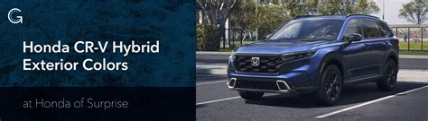 Honda Cr V Hybrid Colors Trims Germain Honda Surprise Honda Cr V Hybrid Colors Trims Germain Honda Surprise