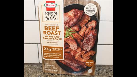 Hormel Foods We Can T Disagree Shoppers Have Given Rave Reviews About Hormel Square Table Slow Simmered Beef Roast Au Jus And Savory Sauce Check Instagram