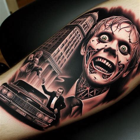 Horror Movie Tattoo Ideas A Tribute To Fear Dark Beauty And Iconic