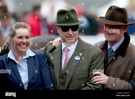 Horse Owner Rich Ricci Celebrates With Trainer Wille Mullins Right