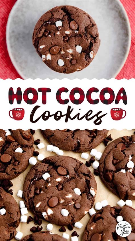 Hot Cocoa Cookies So Easy Made With Chocolate Cake Mix