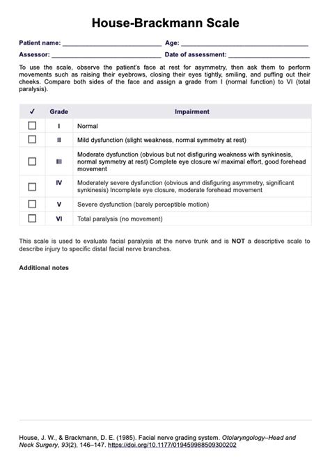 6 Ways House Brackmann Scale Works